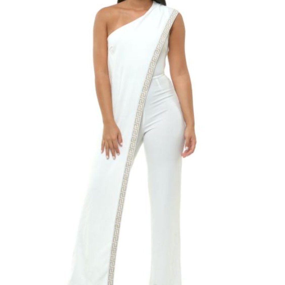 Sky One Shoulder Jumpsuit